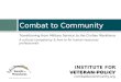 Combat to Community: Transitioning from Military Service to the Civilian Workforce