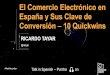 Ricardo Tayar en The Inbounder: 'El comercio electrónico en España y sus claves de conversión: 10 quickwins