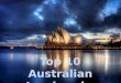 PowerPoint:  Top 10 Australian Landmarks