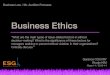 [Business Law] Business Ethics