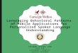 Leveraging Behavioral Patterns of Mobile Applications for Personalized Spoken Language Understanding
