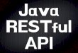 [2016-02-16] Java RESTful API with JAX-RS