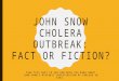 John Snow cholera outbreak of 1854
