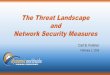 The Threat Landscape & Network Security Measures