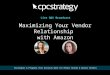 Live Q&A Broadcast: Maximizing Your Vendor Relationship with Amazon