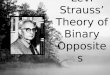 Levi strauss’ theory of binary opposites