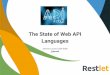 APIdays 2015 - The State of Web API Languages