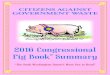 2016 Congressional Pig Book Summary