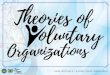 Theories of voluntary organizations