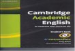 Cambridge academic english student's book intermediate