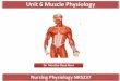 Unit 6 muscular system