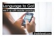 Language to Go: Learning Language with Mobile Devices