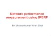 network performance measurement using Iperf
