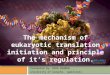 eukaryotic translation initiation and its regulation