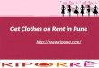 Get Clothes on Rent in Pune