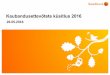 Swedbanki Eesti kaubandusettevõtete uuring 2016