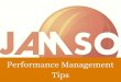 Performance Management Tips