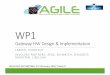 WP1 Gateway HW Design & Implementation