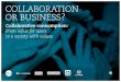 Collaboration or business - EU Consumers Associations study