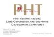 David Boisvert #LGEDC2016 - First Nations National Land Governance & Economic Development