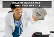 Stephen Geri: Health Insurance & Why You Need It