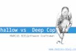 Shallow vs. Deep Copy with funny animations