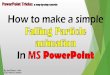 How to make a Simple Falling Particle effect Animation in MS PowerPoint-JamilDonor-DigiMatrixMaster
