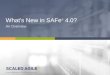 Whats new in SAFe 4.0 presentation
