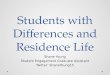 Students with Differences & NDC Residence Life