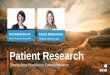 Webinar "Sharing best practice in patient research"