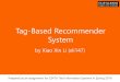 Tag based recommender system