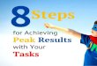 8 steps for achieving peak results with your
