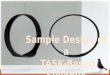 Sample design of a task based syllabus
