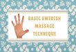 5 basic swedish massage technique