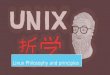 Unix philosophy and principles