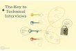 The key to technical interviews