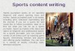 Sports content writing tips by hemal jhaveri