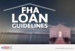 FHA Loan Guidelines