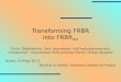 Transforming FRBR into FRBRoo