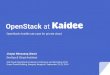 OpenStack Ansible for private cloud at Kaidee