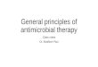 General principles of antimicrobial therapy