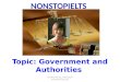 Government and authorities Topic - Nonstop Ielts- Jen