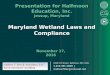 Maryland Wetland Law and Compliance