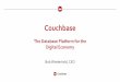 Database Camp 2016 @ United Nations, NYC - Bob Wiederhold, CEO, Couchbase