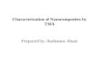 Characterization of nanocomposites by using TMA