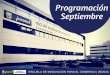 Programación de Septiembre de la Escuela de Comercio