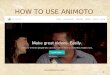 Ramil baltazar how to use animoto