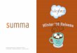 Summa Salesforce Winter 16 Release Overview