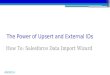 Salesforce - The Power of Upsert and External IDs - How To - Data Import Wizard