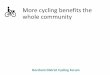 Cycling benefits the whole community